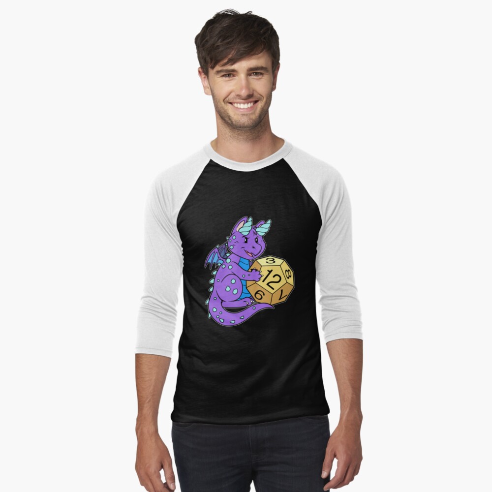 Item preview, Baseball ¾ Sleeve T-Shirt designed and sold by cybercat.
