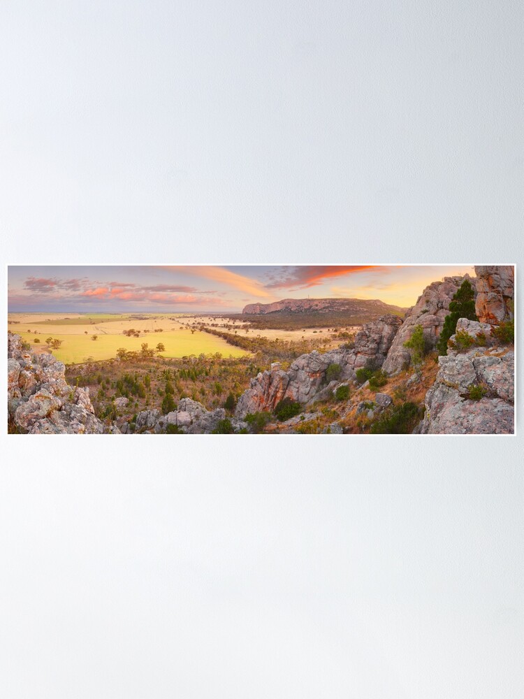 Thumbnail 2 of 3, Poster, Mitre Rock, Mount Arapiles, Victoria, Australia designed and sold by Chockstone.