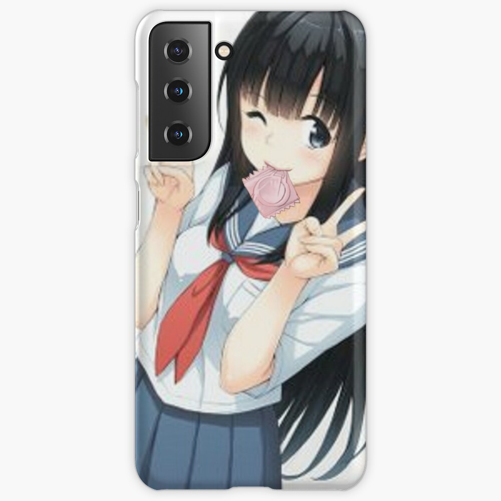 School Girl Condom Case Skin For Samsung Galaxy By Shutuptyrone Redbubble