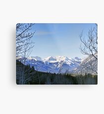 Mighty Views of the Canadian Rockies Metal Print