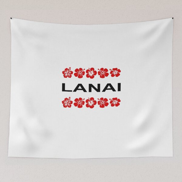 Item preview, Lanai Red Flower Bands Light-Color designed and sold by TinyStarAmerica.