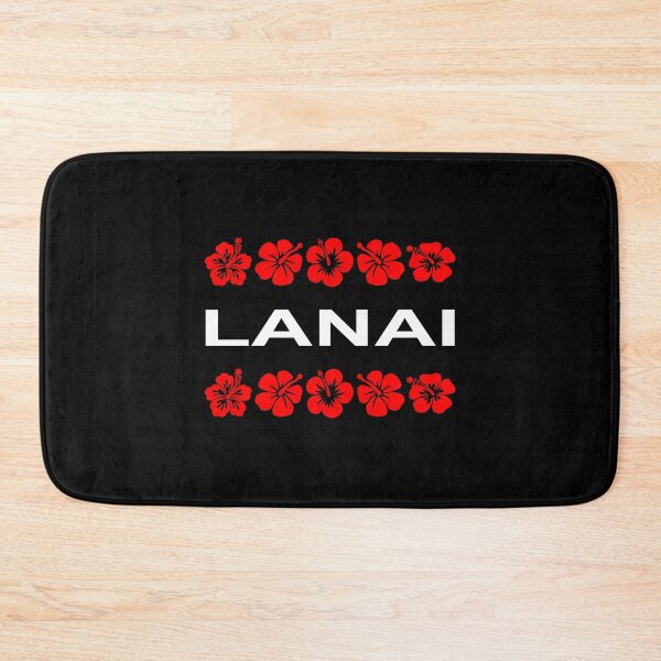 Item preview, Lanai Red Flower Bands Dark Color designed and sold by TinyStarAmerica.