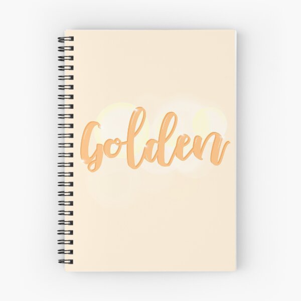 Item preview, Sparkly Golden Illustrative Cover designed and sold by Khushi Mali.