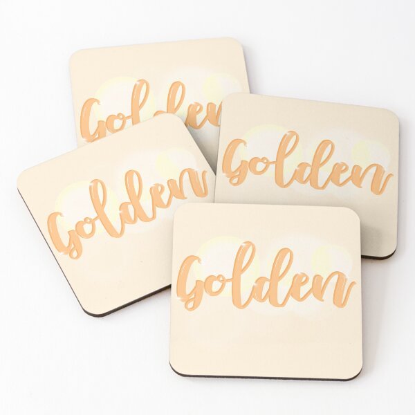 Item preview, Sparkly Golden Illustrative Cover designed and sold by Khushi Mali.