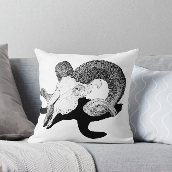 Item preview, Ramskull Ink Illustration designed and sold by SunnyAlbion.