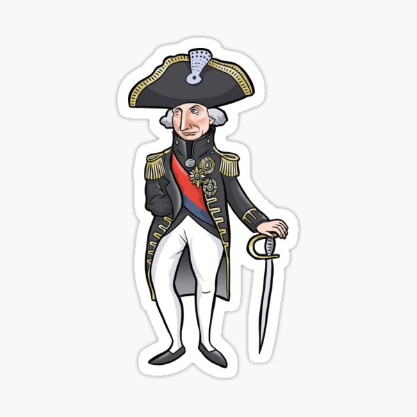 Item preview, Horatio Nelson, 1st Viscount Nelson designed and sold by MacKaycartoons.