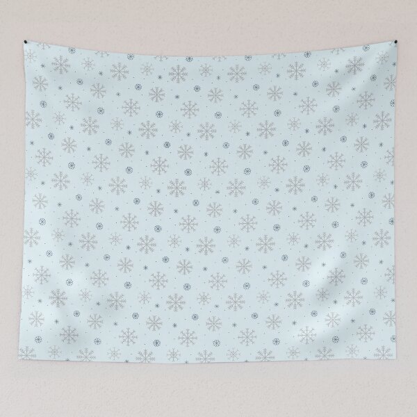 Item preview, Snowflakes Snow Winter Pattern designed and sold by Cute and Funny Animal Art Designs.