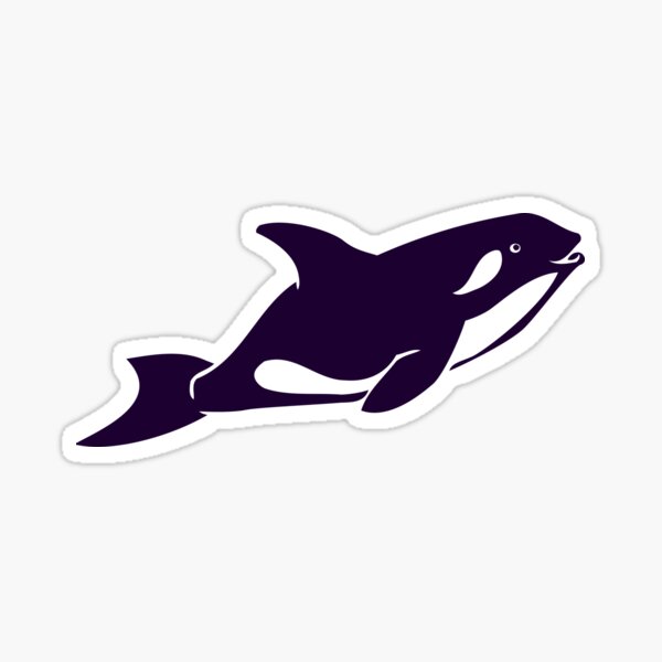 Happy Orcha Whale Sticker