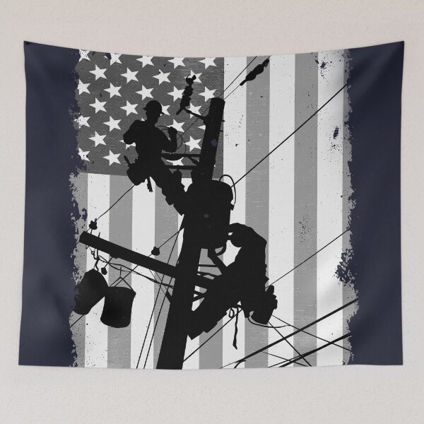 Item preview, American Patriotic Lineman designed and sold by cooldest.