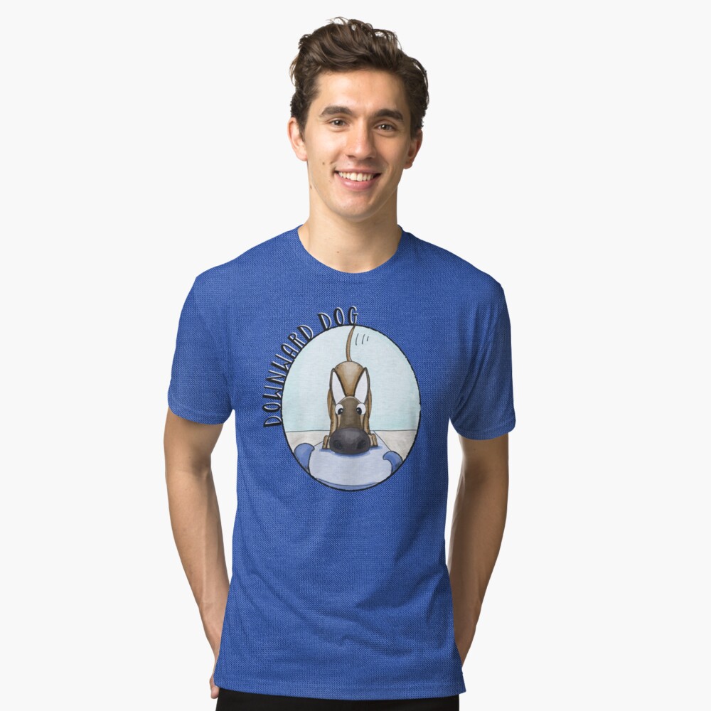 Yoga Dog Tri-blend T-Shirt