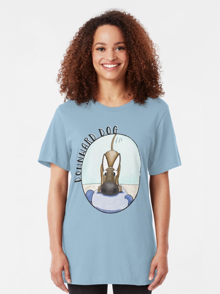 Alternate view of Yoga Dog Slim Fit T-Shirt