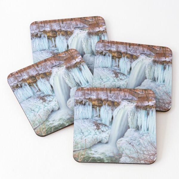 Item preview, Winter at Minnnehaha Falls in Minneapolis, Minnesota, USA designed and sold by JimGuy.