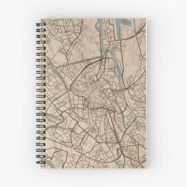 Item preview, Ghent Sepia Map designed and sold by CPTVDesign.