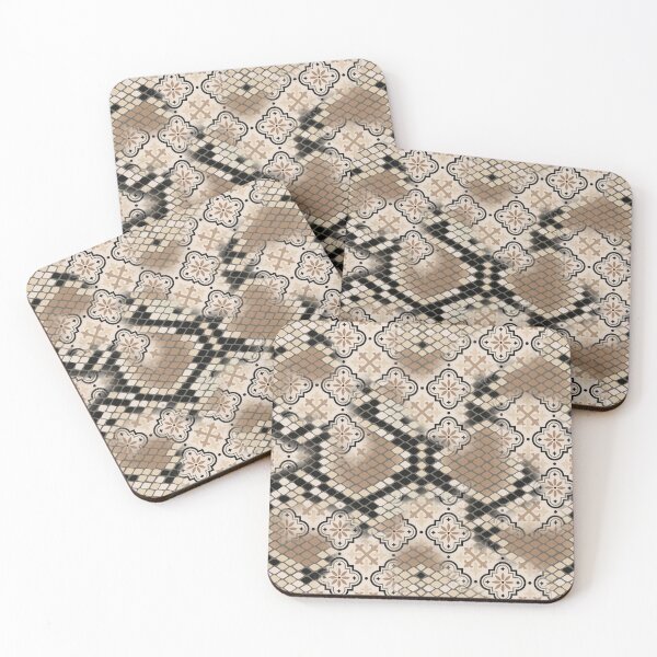 Item preview, Snake Morocan Tile design by Mira Tasich designed and sold by Mira Tasich.