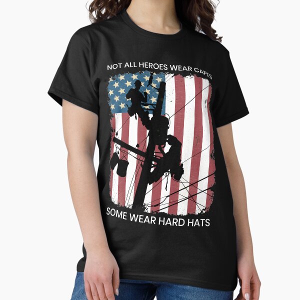 Item preview, Lineman Are Heroes designed and sold by cooldest.