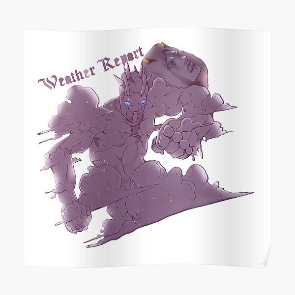 Stand de rapport météo océanique JoJos Stone Poster