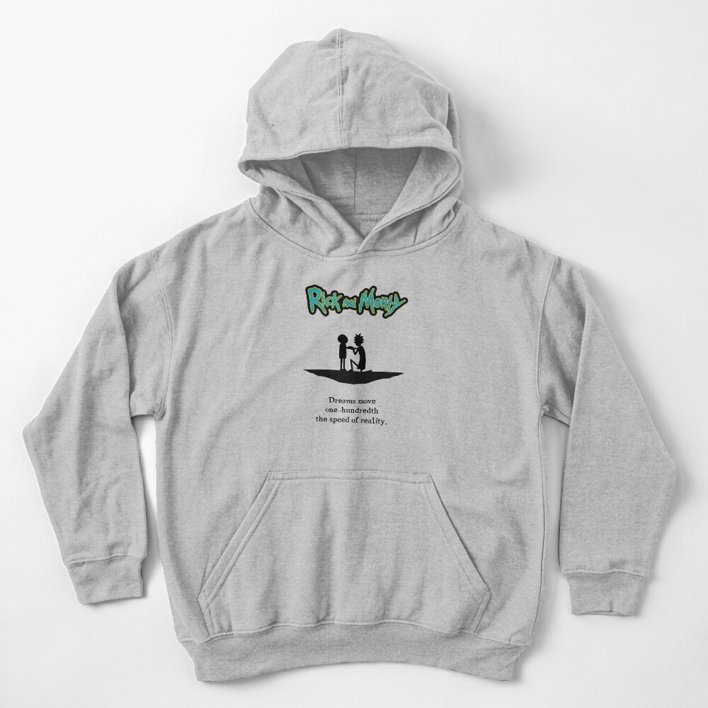 Rick and Morty Quote Kids Pullover Hoodie