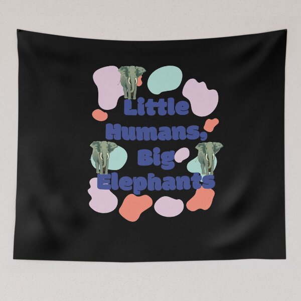 Item preview, Little Humans, Big Elephants designed and sold by fahrurrozzi.