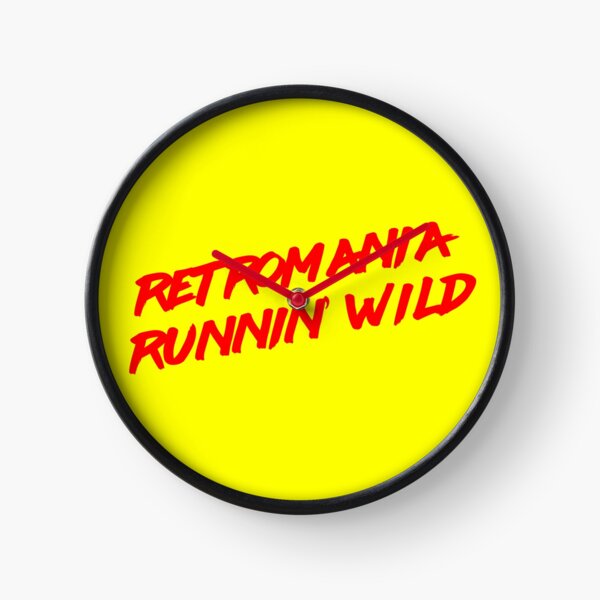 Retromania Runnin' Wild Clock