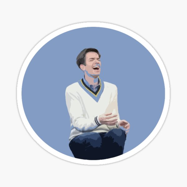John Mulaney Riendo Pegatina