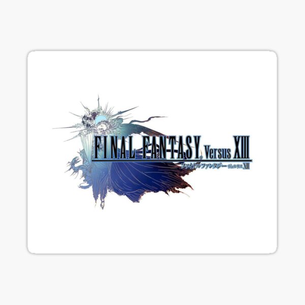 Final Fantasy Versus Xiii Logo Sticker For Sale By Zeroisfirst