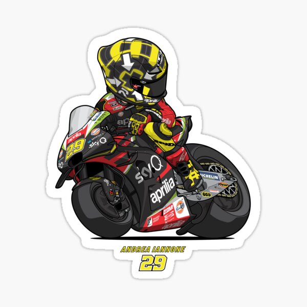 ANDREA IANONNE `29` Moto GP stickers  motorcycle decals custom graphics x 2