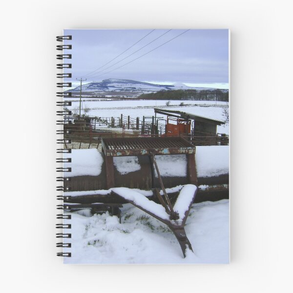 Item preview, Farmyard metal - Christmas day snowscape designed and sold by armadillozenith.