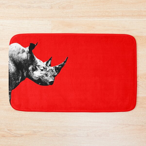Item preview, The Rhino On Red designed and sold by Rocket-To-Pluto.