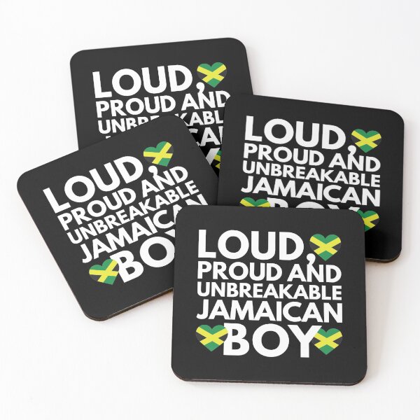 Item preview, I am Jamaican Boy Loud, Proud and Unbreakable designed and sold by HelloFromAja.