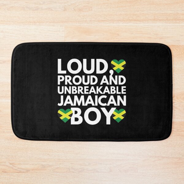 Item preview, I am Jamaican Boy Loud, Proud and Unbreakable designed and sold by HelloFromAja.