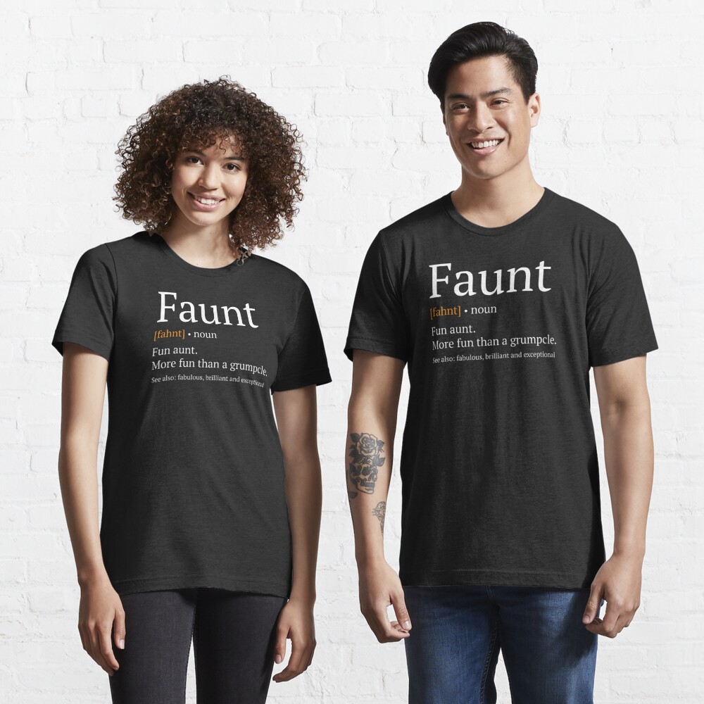 Faunt Definition Funny Aunt Gift Family Reunion Gift