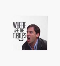 Michael Scott - Where Are the Turtles? Art Board