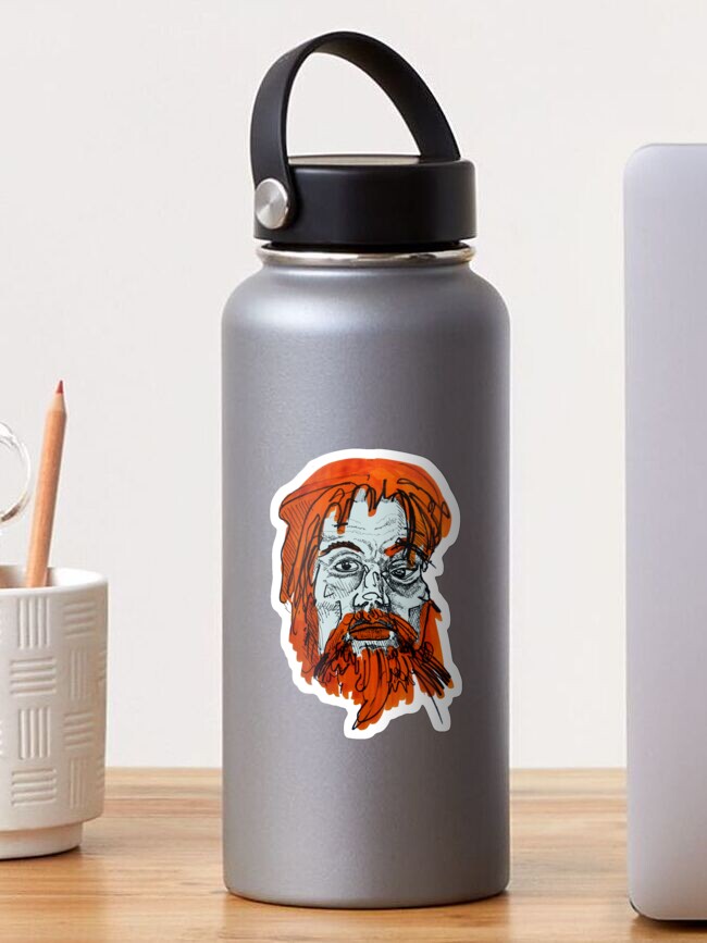 Thumbnail 1 of 3, Sticker, Ginger Sasquatch designed and sold by sofruity.