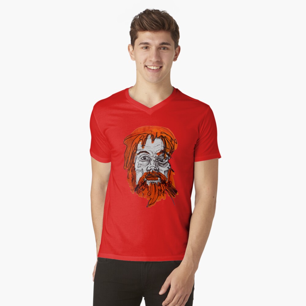 Item preview, V-Neck T-Shirt designed and sold by sofruity.