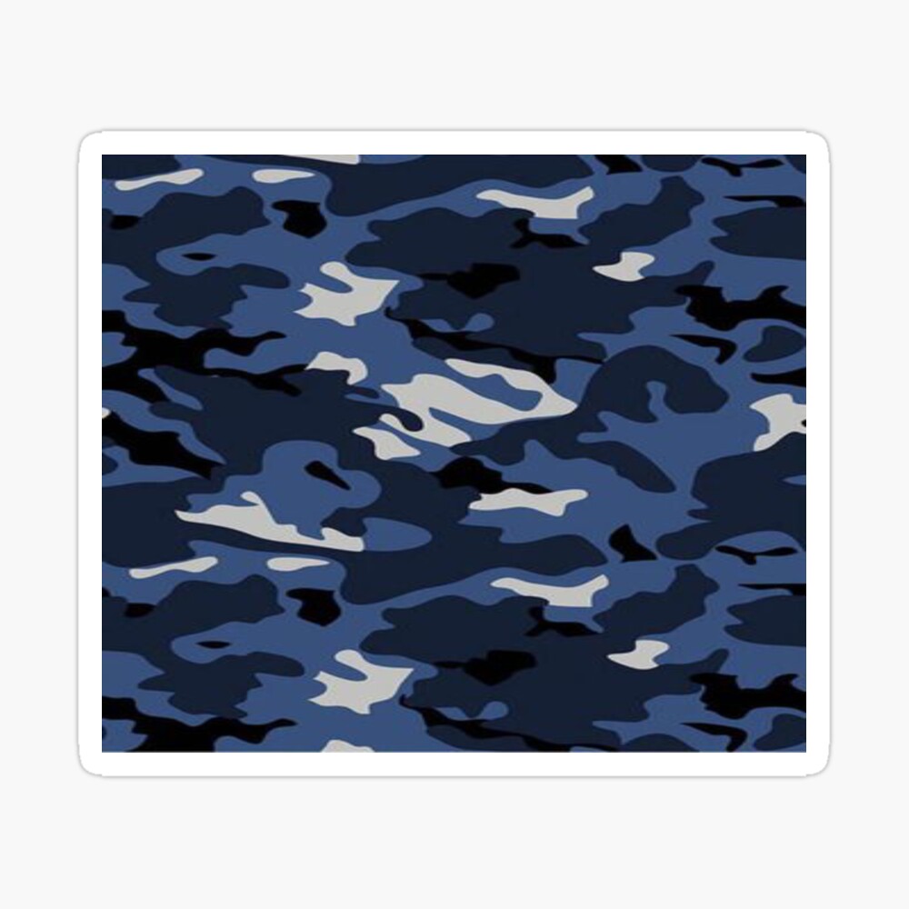 Dark Blue Camo Wallpaper