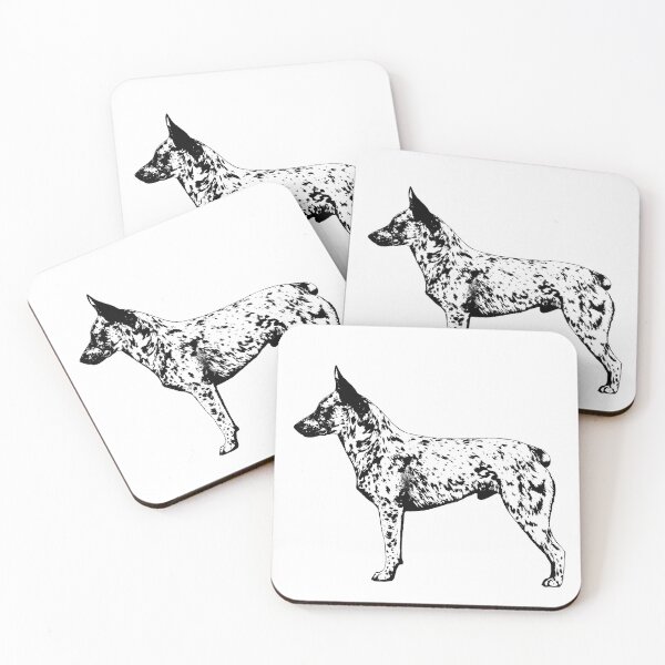 Item preview, Australian Stumpy Tailed Cattle Dog line-art designed and sold by NinGaui.