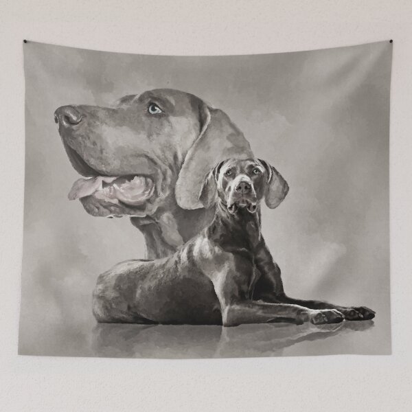 Item preview, Weimaraner Dogs Collage #2 designed and sold by k9printart.