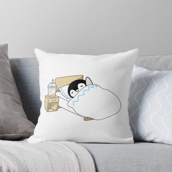 Item preview, Little Penguin Chilling in Bed with some Boba! designed and sold by SirBobalot.