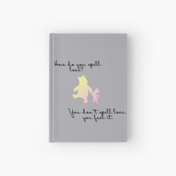 wie buchstabiert man Liebe? Notizbuch