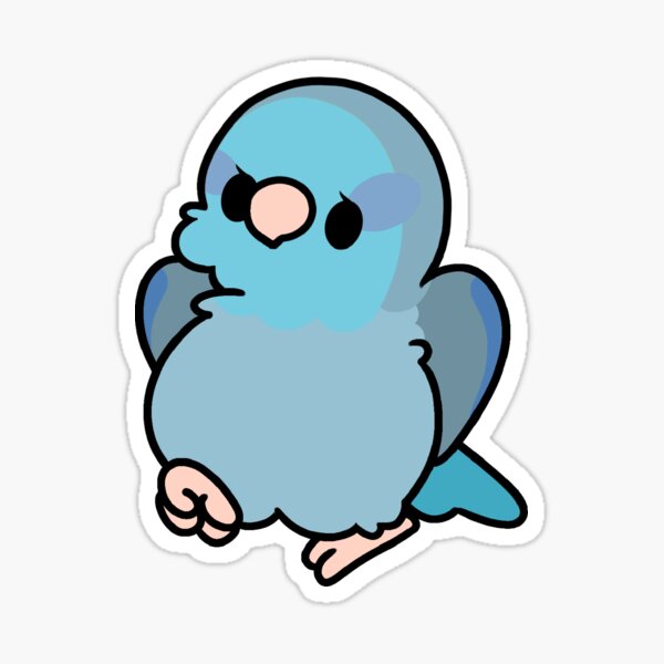 Artikel-Vorschau von Blue Pacific Parrotlet - Kawaii-Birnen, designt und verkauft von blirbos.