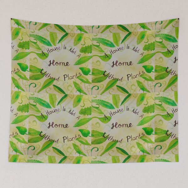 Item preview, A House Is Not A Home Without Plants designed and sold by Stinu.
