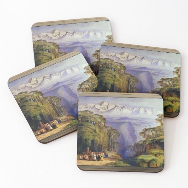 Item preview, Kangchenjunga from Darjeeling by Edward Lear Old Masters Paintings Reproduction designed and sold by Xzendor7 Digital Art Creations.