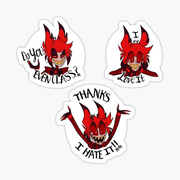 Item preview, Alastor sticker power pack 1 designed and sold by lemonylol.