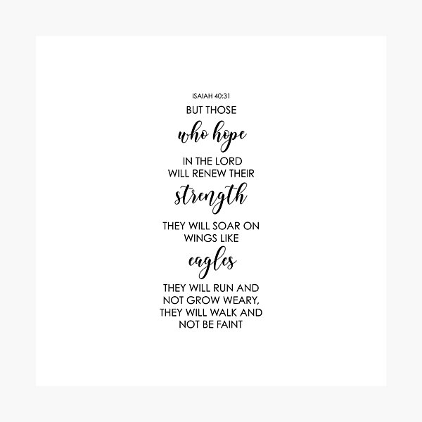 Item preview, Hope in the LORD Isaiah 40:3 designed and sold by corbrand.