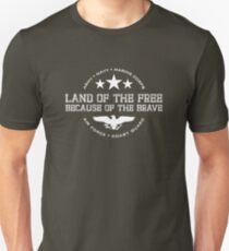 Land of the Free - White Unisex T-Shirt
