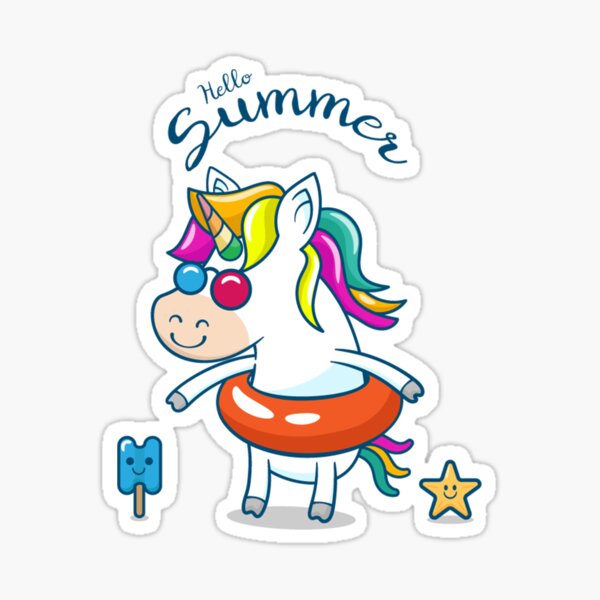 Download Unicorn Svg Stickers Redbubble Yellowimages Mockups