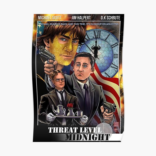 Custom Poster Threat Level Midnight Classic Movie Art Print C-485