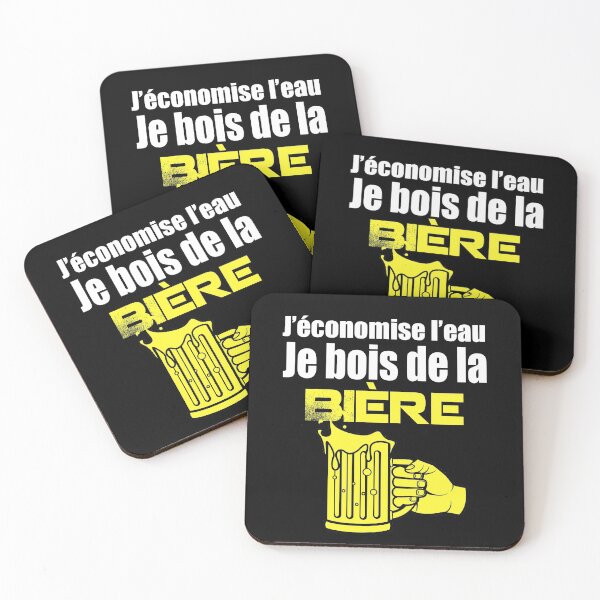 Aperçu de l'œuvre Phrase drôle bière alcool écologie créée et vendue par Sitamood.
