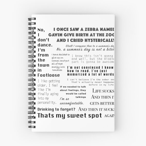 Item preview, New Girl Nick Miller Quotes designed and sold by Sara  Hoel.