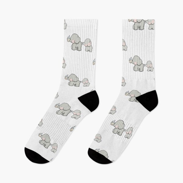 Item preview, Cute Little Elephants Love Boba! designed and sold by SirBobalot.